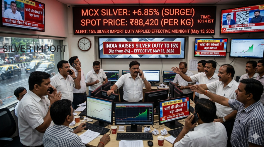 Silver Import Duty Hiked to 15% — MCX Silver Hits ₹3 Lakh/kg. Buy the Dip or Switch to Gold?