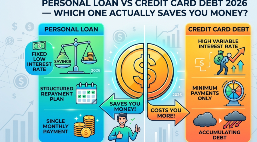 Personal Loan vs Credit Card Debt 2026 — Which One Actually Saves You Money?