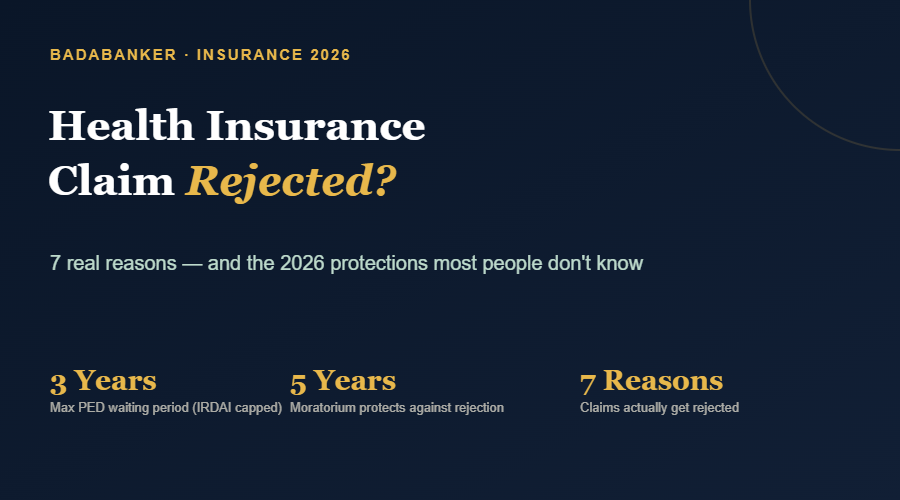 Health Insurance Claim Rejected? The 7 Reasons Banks and Insurers Don’t Advertise
