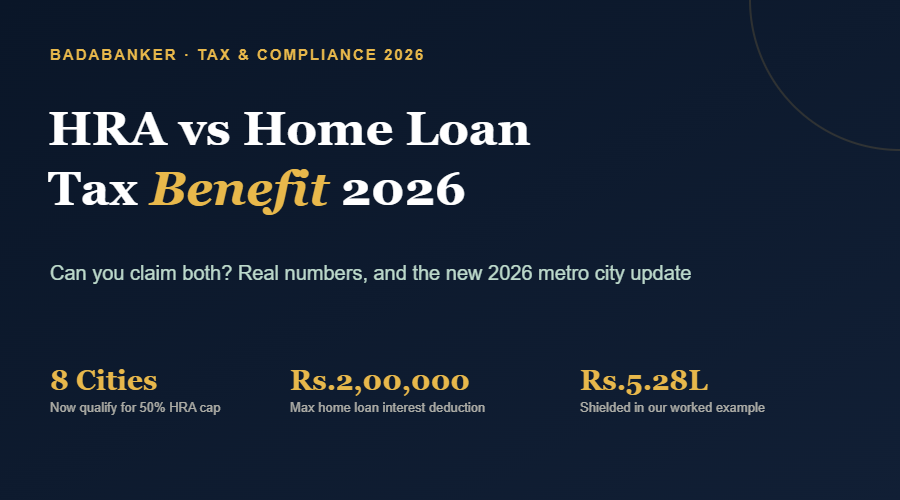 HRA vs Home Loan Tax Benefit — Can You Claim Both in 2026?